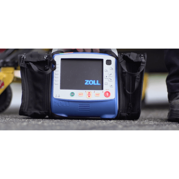 zoll x series defibrillator on ground