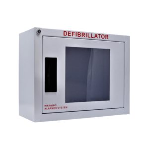 standard large alarmed AED cabinet