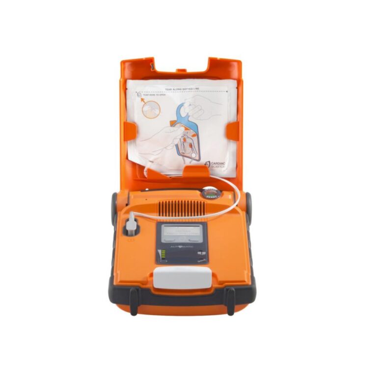 cardiac science powerheart g5 aed side view