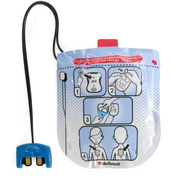 defibtech lifeline view AED pediatric electrode pads DDP-2002