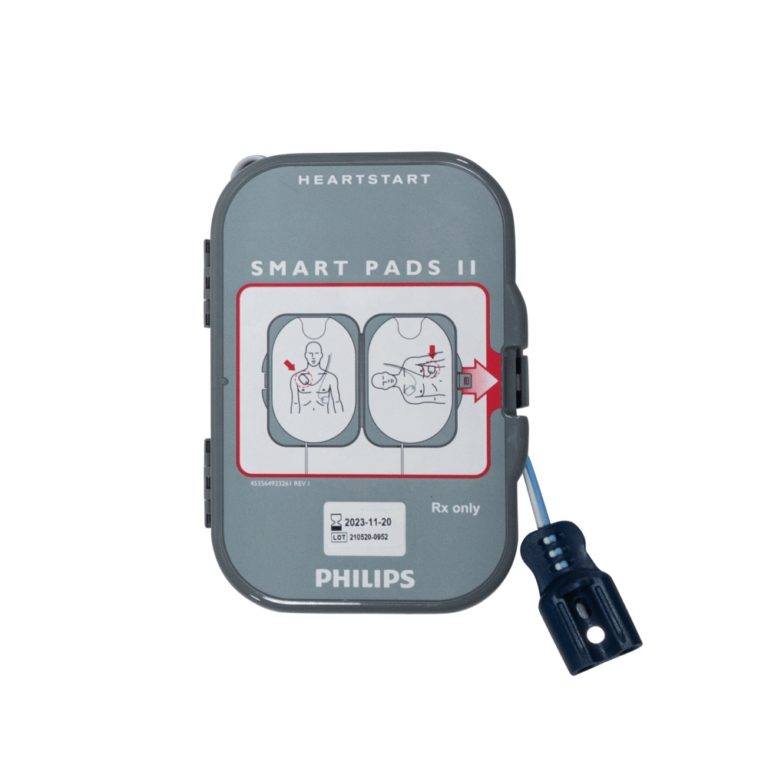 front view of heartstart frx pads