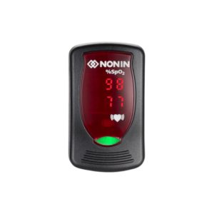 front view of black nonin pulse oximeter