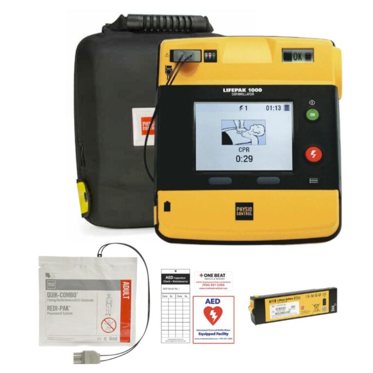 recertified lifepak 1000 aed defibrillator