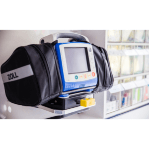 zoll x series defibrillator displayed