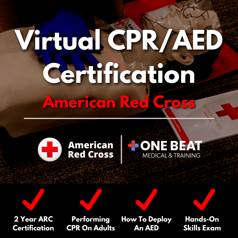 American Red Cross Virtual CPR AED Training One Beat Medical