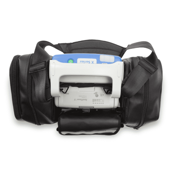 rear of zoll x series carry case 8707-000502-01