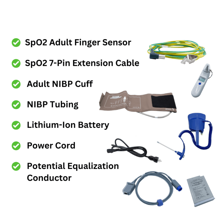 edan im3 vital sign monitor accessories