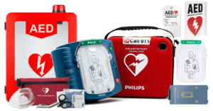 example of a refurbished aed package