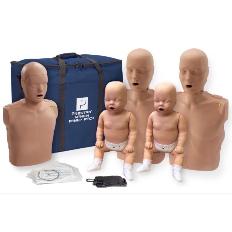 prestan professional manikin family pack dark